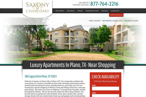 saxonyatchaseoaks.com site used Res360