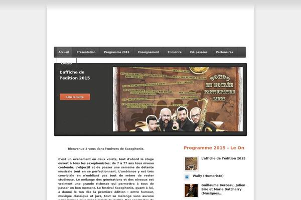 saxophonie.fr site used Link