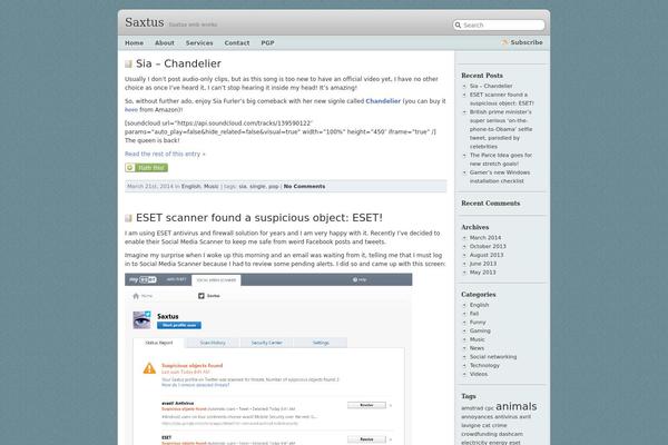Site using Flattr plugin