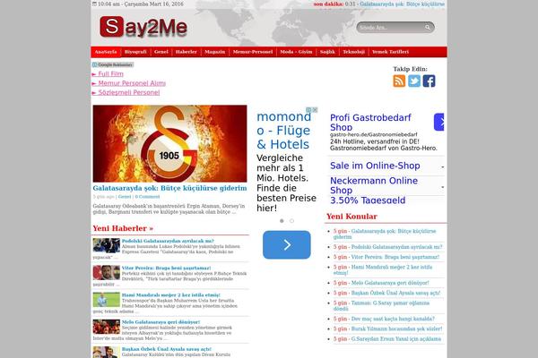 say2me.net site used Wp-news