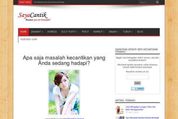 Jarida theme site design template sample