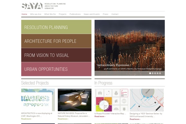 sayarch.com site used Saya
