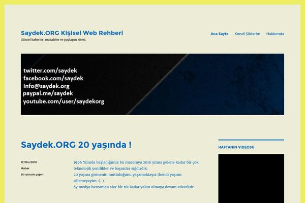 saydek.org site used zBench