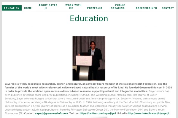 sayerji.com site used Awsm-wp