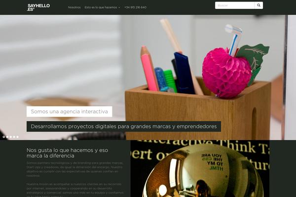 sayhello.es site used Sayhello