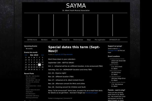 Sliding Door theme site design template sample