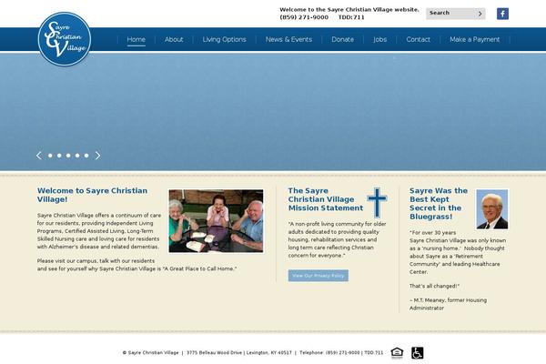 sayrechristianvillage.org site used Scv