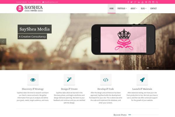 Fade theme site design template sample