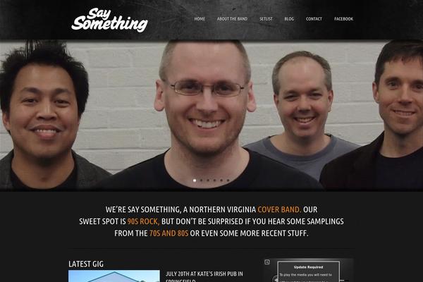 Musicpro theme site design template sample