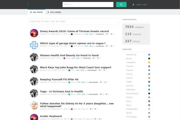saytopic.com site used Forumengine-child