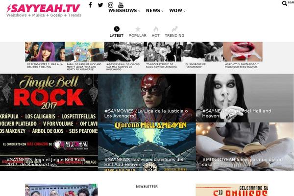 Site using Snax plugin