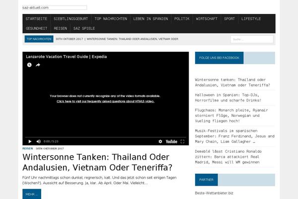 MH Newsdesk theme site design template sample