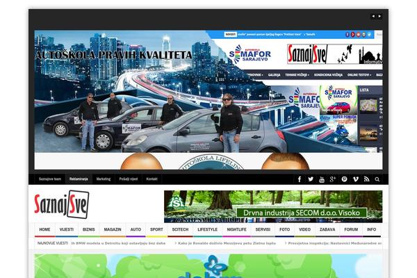 Multinews theme site design template sample