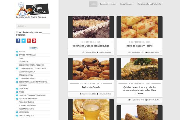 Site using Foodiepress plugin