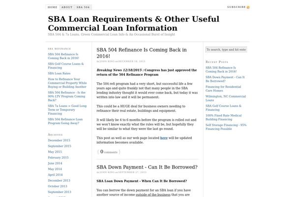 sba504blog.com site used Thesis-15