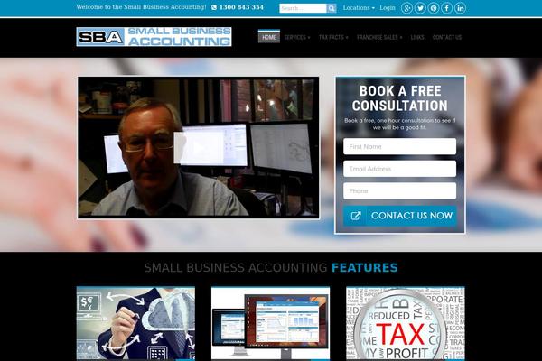 sbaaccounting.com.au site used Sba