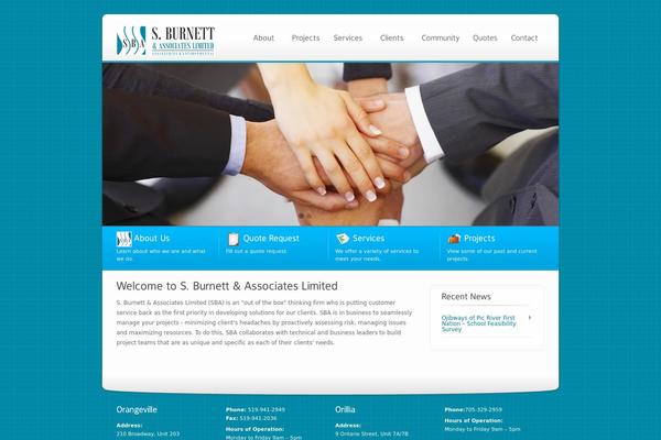 Ecobiz theme site design template sample