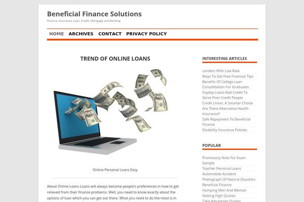 Flexy theme site design template sample