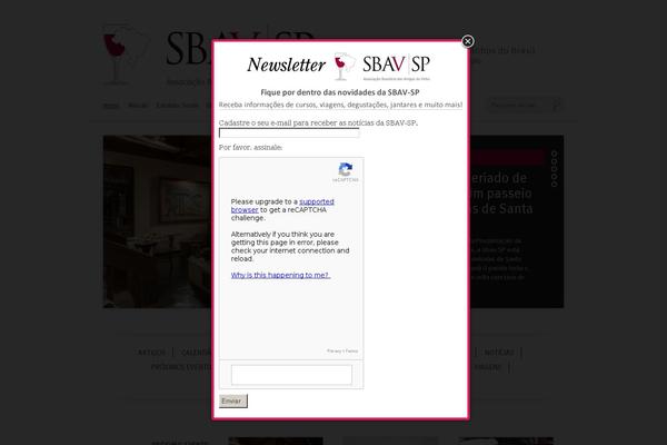 Site using Simple PopUp plugin