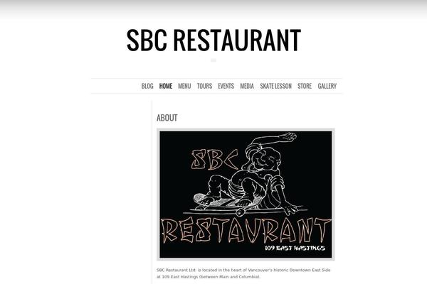 Chunk theme site design template sample