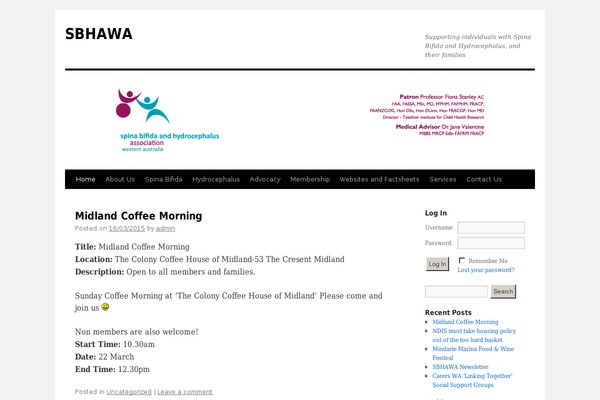 Site using Events-calendar plugin