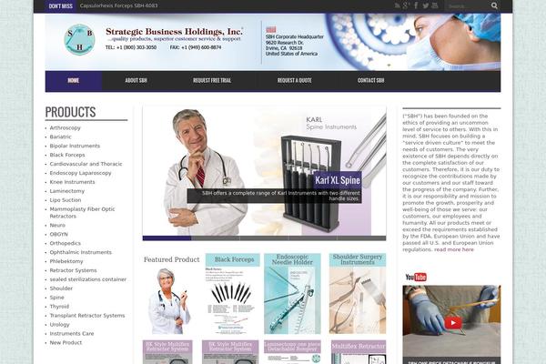 Jarida theme site design template sample