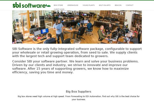 Total theme site design template sample