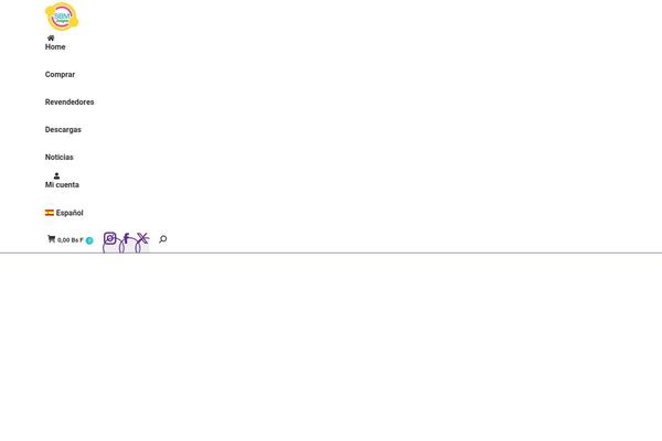 The7 Child theme site design template sample