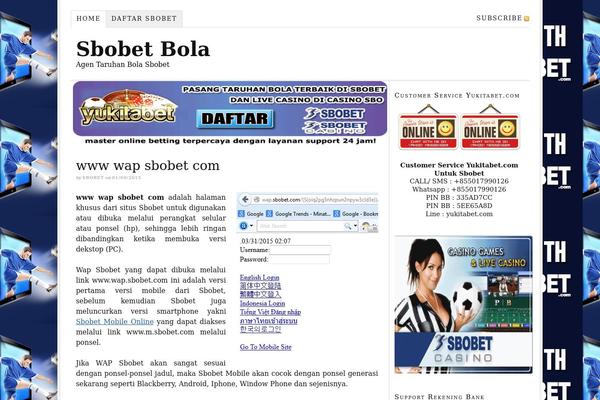 Thesis 1.7 theme site design template sample