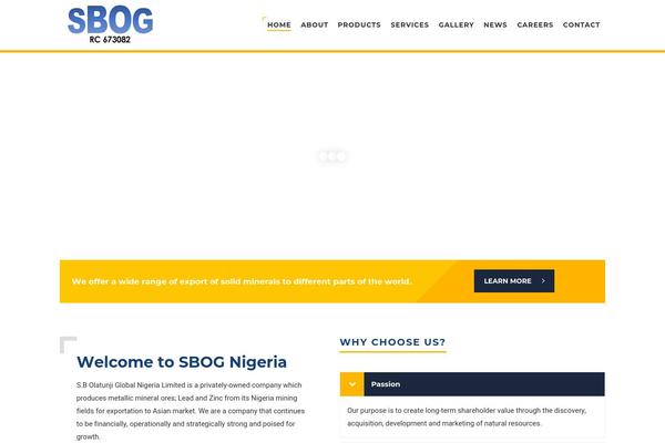 Structure-child theme site design template sample