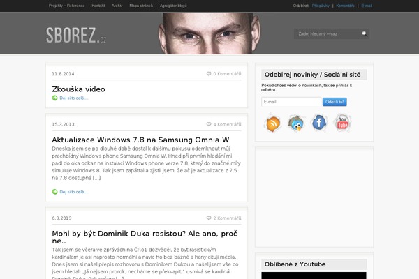 Fresh News theme site design template sample