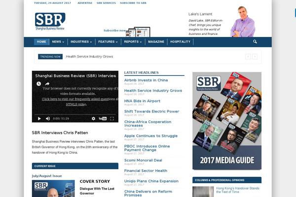 Newspaper theme site design template sample