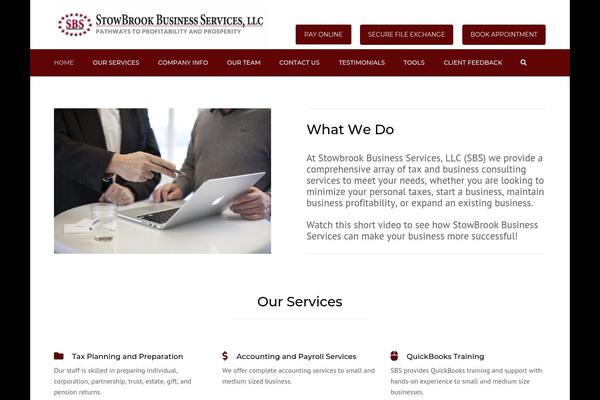 Accounting theme site design template sample