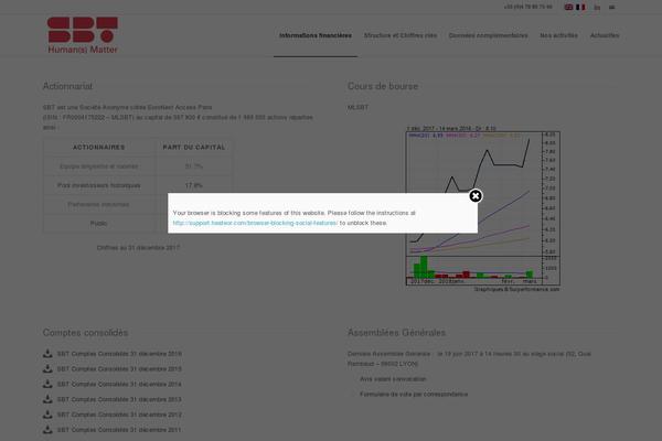 Site using Social-board plugin