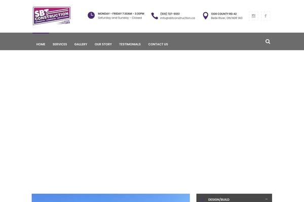 Cornerstone theme site design template sample