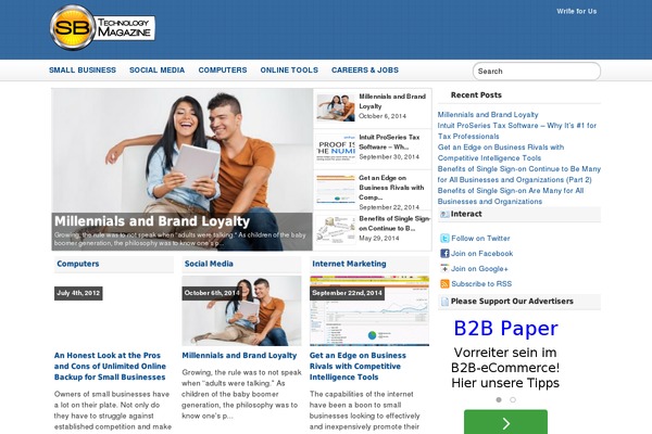 Gazpomag theme site design template sample