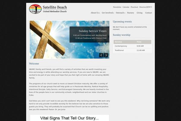Ecclesia theme site design template sample