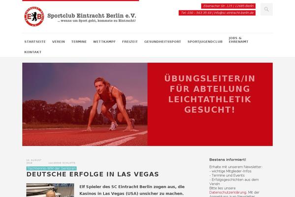 Site using Event Geek plugin