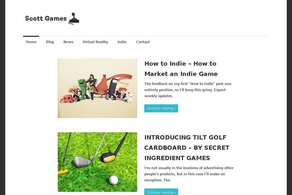 Maxwell theme site design template sample