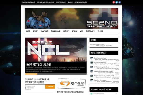 Hades theme site design template sample