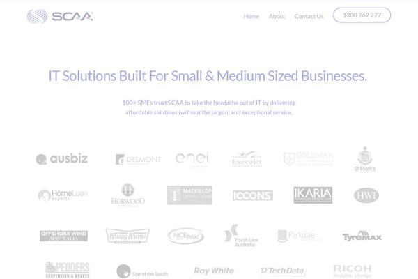 Intact theme site design template sample