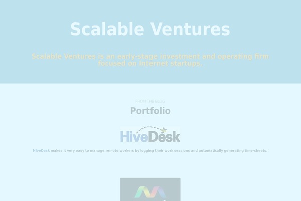 The One Pager theme site design template sample