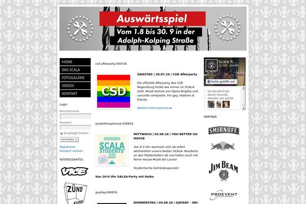 Site using Easy Facebook Like Box plugin
