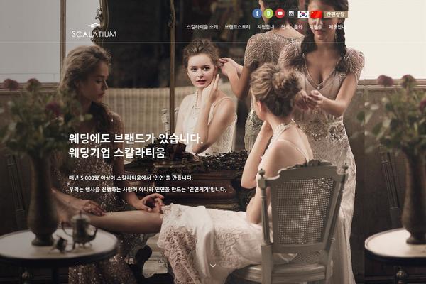 Salient theme site design template sample