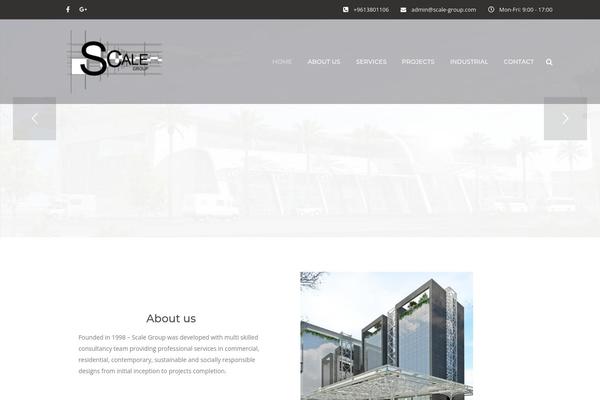Construct theme site design template sample