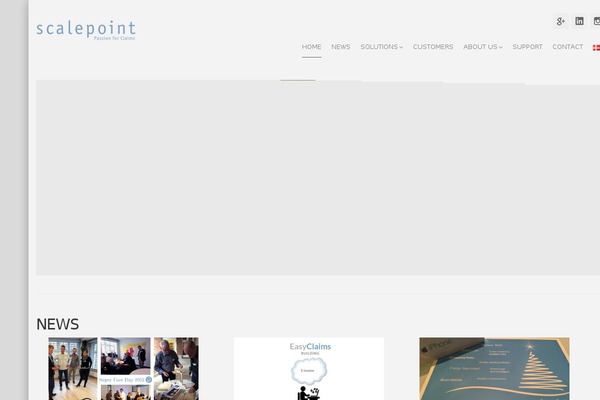 Site using WP Social Widget plugin