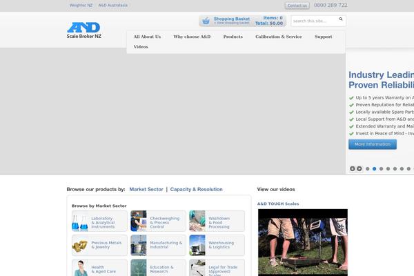 Minimal theme site design template sample