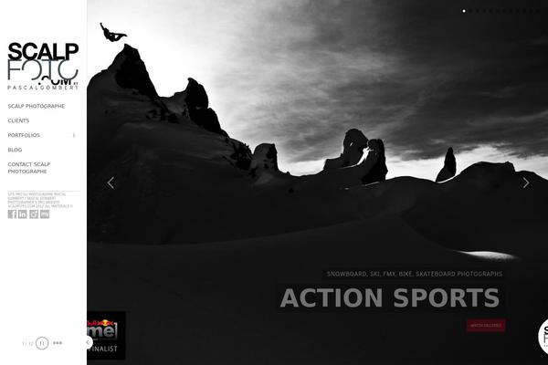 Bigformat theme site design template sample