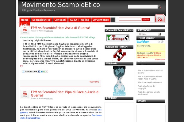Tweet Blender website example screenshot
