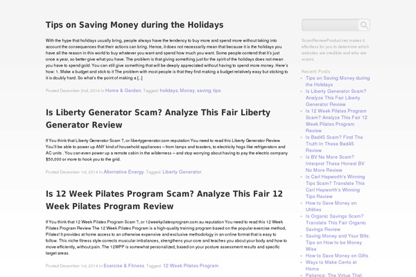 Site using BNS Add Widget plugin